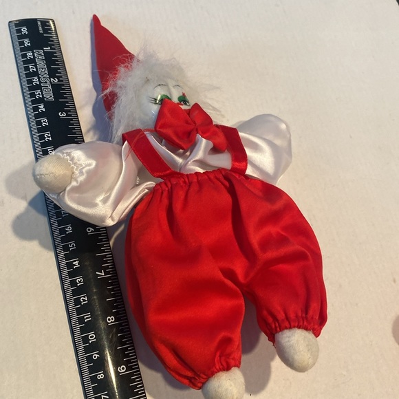 Vintage Three Valentines or Christmas Clowns - Picture 3 of 5